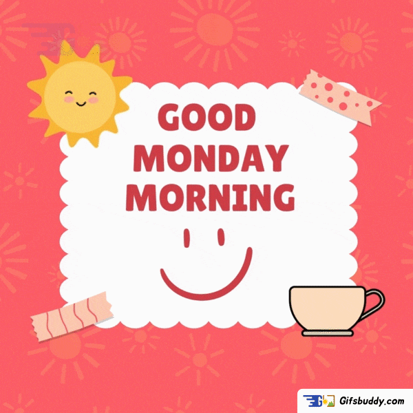 Good Morning Happy Monday Gif Gifsbuddy